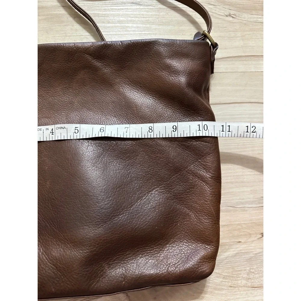 Margot New York Soft Brown Leather Crossbody Bag‎